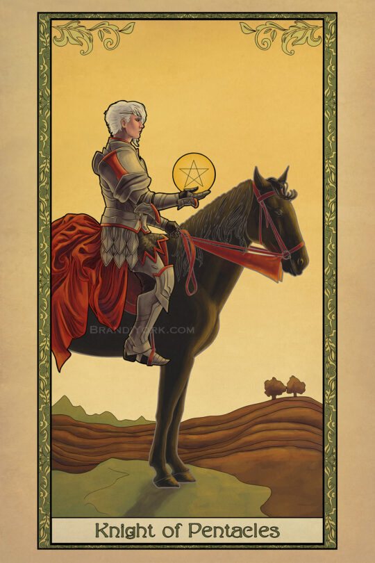 Tabletop Tarot – Knight of Pentacles – Brandi York